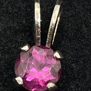 NEW Sterling Silver & Garnet Charm!